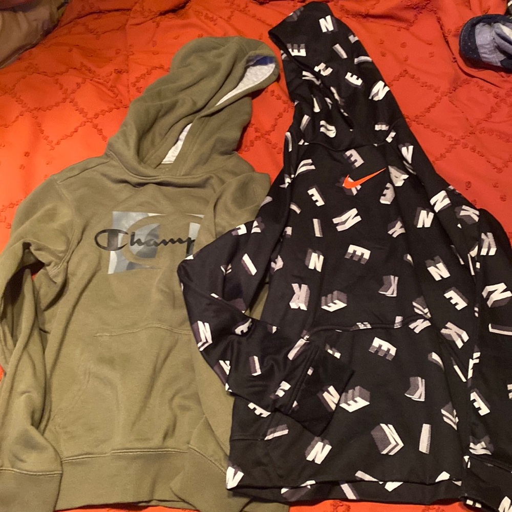 Boys youth Name brand hoodies